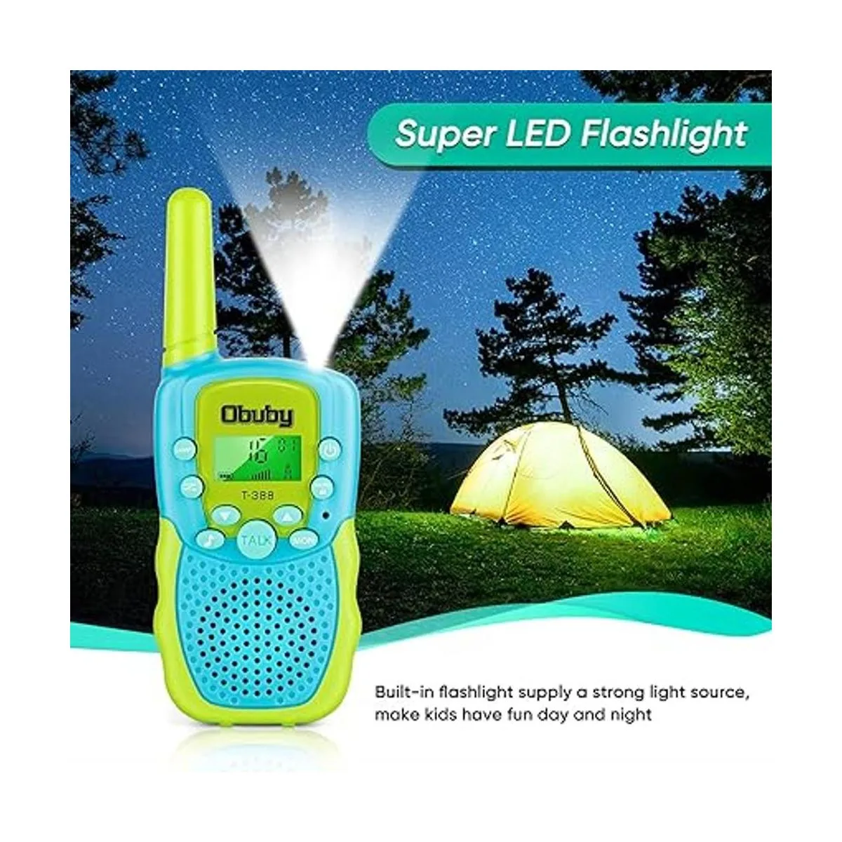 Obuby Juguetes para niños de 3 a 12 años Walkie Talkies