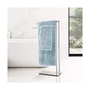 LANGPAI Toalleros dobles independientes para baño soporte_6