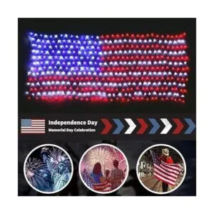 Luces de bandera americana para exteriores alimentadas_3
