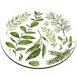 Smooffly Gold Alfombrilla de ratón redonda con diseño de_2