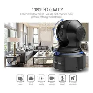 TETHYS Cámara de seguridad inalámbrica 1080P para_2