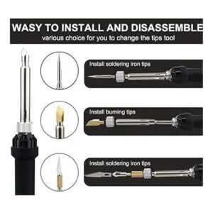 Kit de combustión de madera herramienta de combustión de