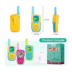Obuby Juguetes para niños de 3 a 12 años Walkie Talkies