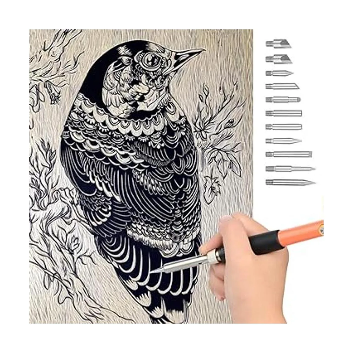 Kit de combustión de madera herramienta de combustión de