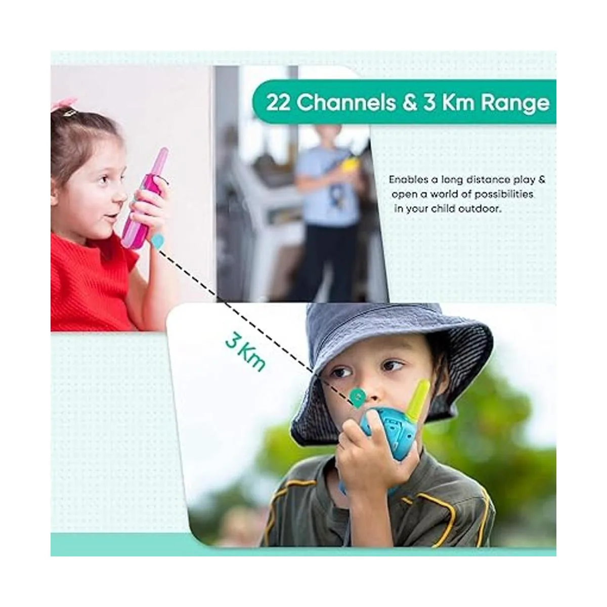 Obuby Juguetes para niños de 3 a 12 años Walkie Talkies