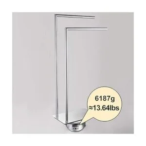 LANGPAI Toalleros dobles independientes para baño soporte_3