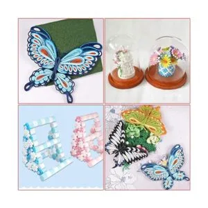 MDLUU Kit de Quilling de papel con 1860 tiras y