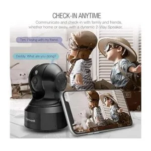 TETHYS Cámara de seguridad inalámbrica 1080P para_3