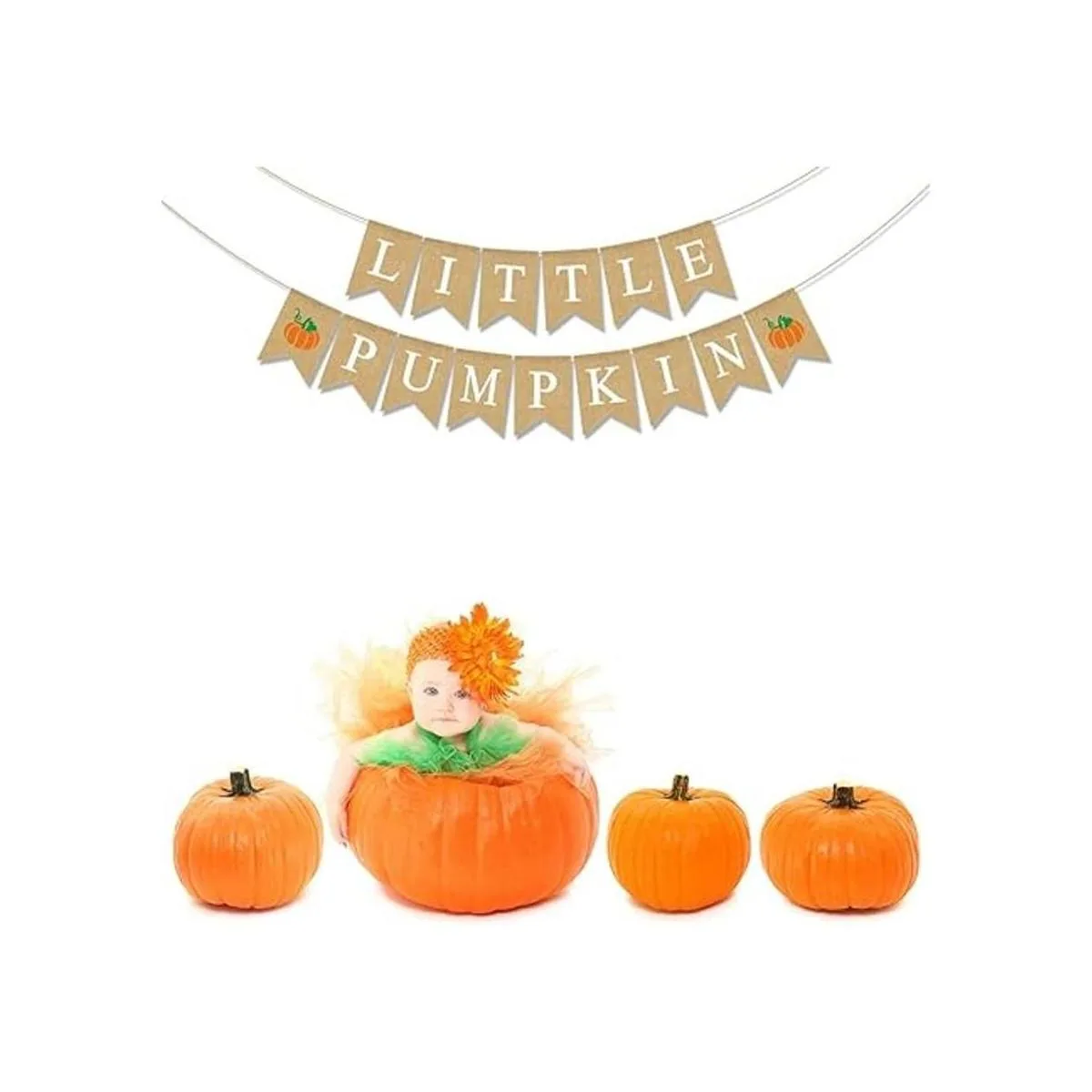 Rainlemon Guirnalda de arpillera de yute para decoración_2