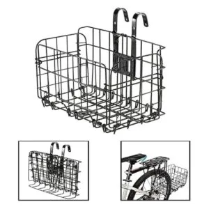 Cesta plegable para bicicleta cesta delantera para_4