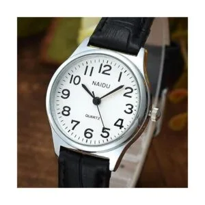 MANIFO Reloj de pulsera analógico de cuarzo con números_2