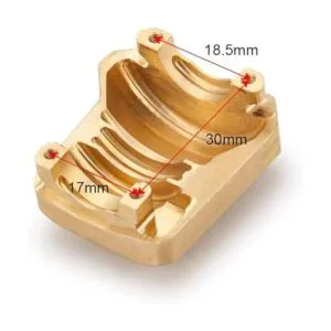 2 cubiertas de latón para axilas delanteras y traseras