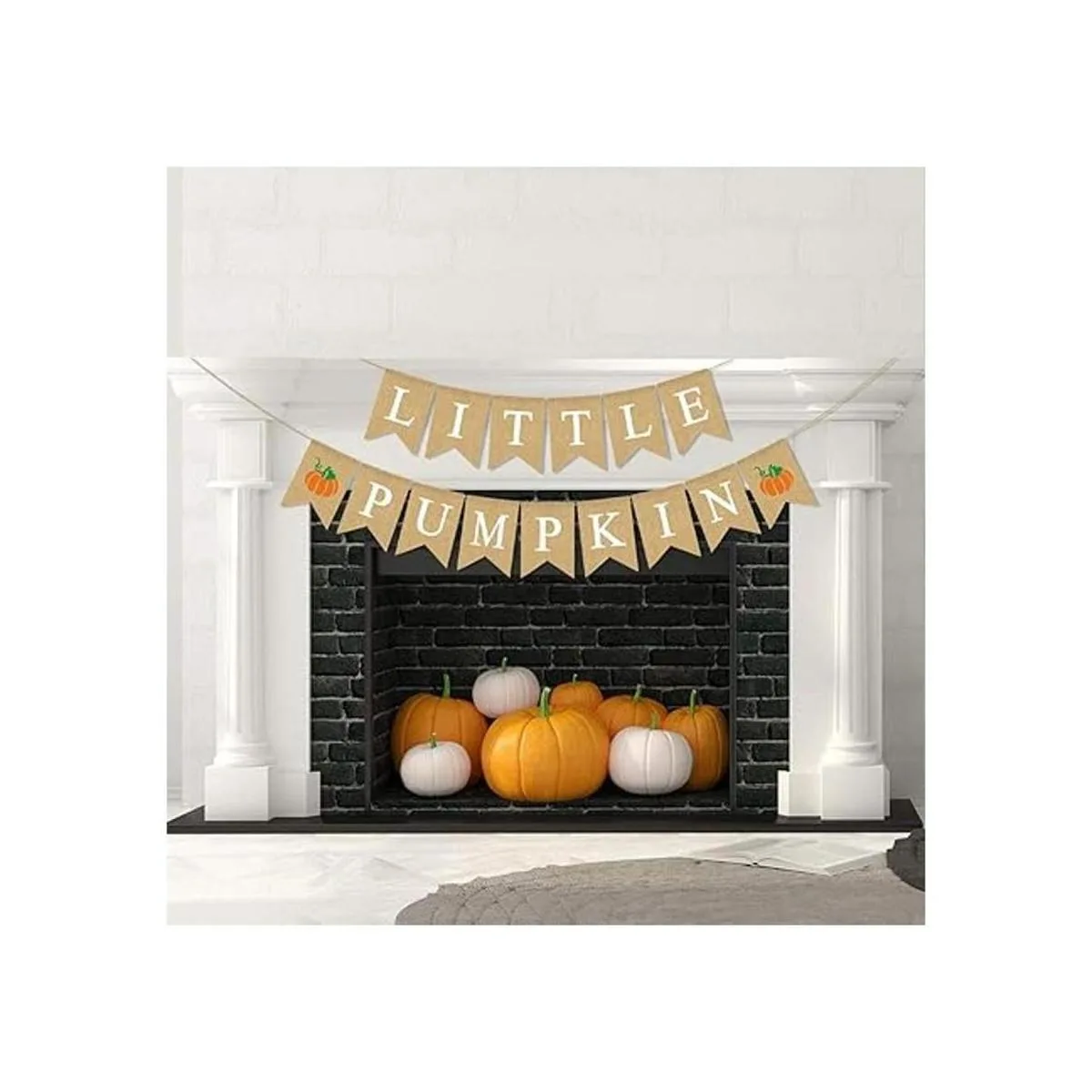 Rainlemon Guirnalda de arpillera de yute para decoración_3