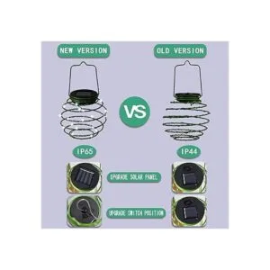 Roaming Light Linternas LED solares en espiral luces_3