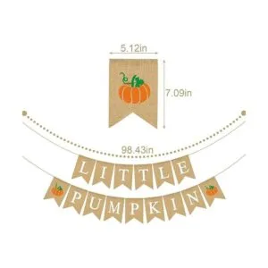 Rainlemon Guirnalda de arpillera de yute para decoración_6