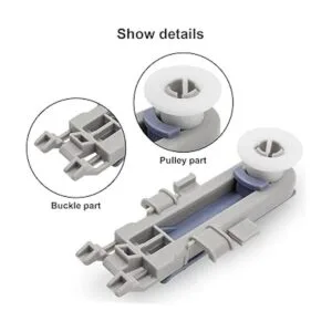 2PC 8561996 Lavavajillas superior Dishrack rueda para