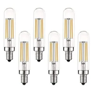 Luxrite Bombilla LED E12 vintage equivalente a 60 W T6_1