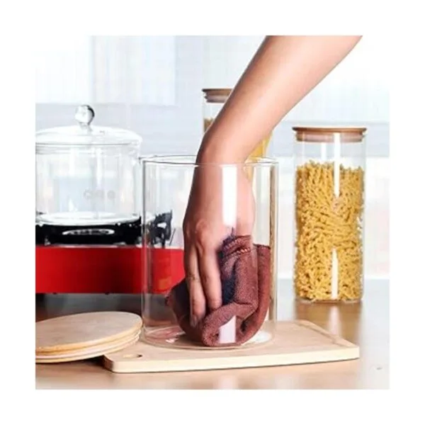 Contenedor grande de vidrio para almacenamiento de