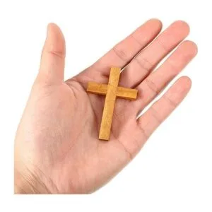 24 colgantes de cruz de madera natural para manualidades_2