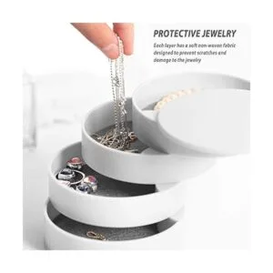 Organizador de joyería pequeño soporte para aretes para_4