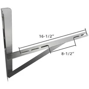 JEACENT Soporte de montaje en pared de acero inoxidable