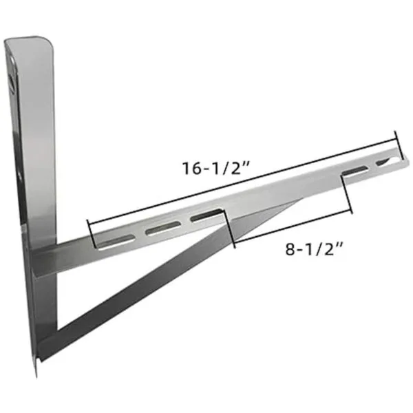 JEACENT Soporte de montaje en pared de acero inoxidable