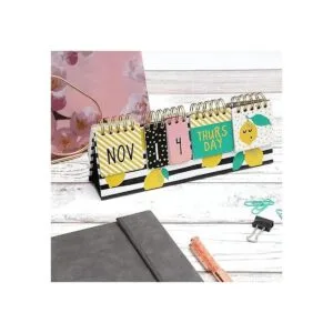 Limón Calendario de papel perpetuo con tapa de_2