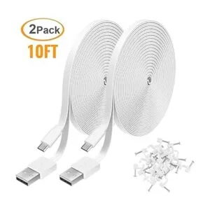 Paquete de 2 cables de extensión de alimentación de 10_2