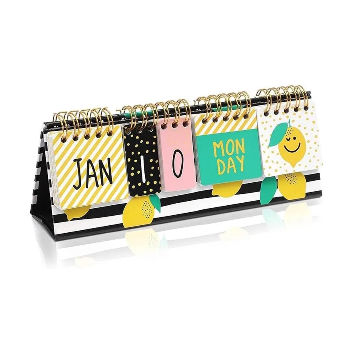 Limón Calendario de papel perpetuo con tapa de_1