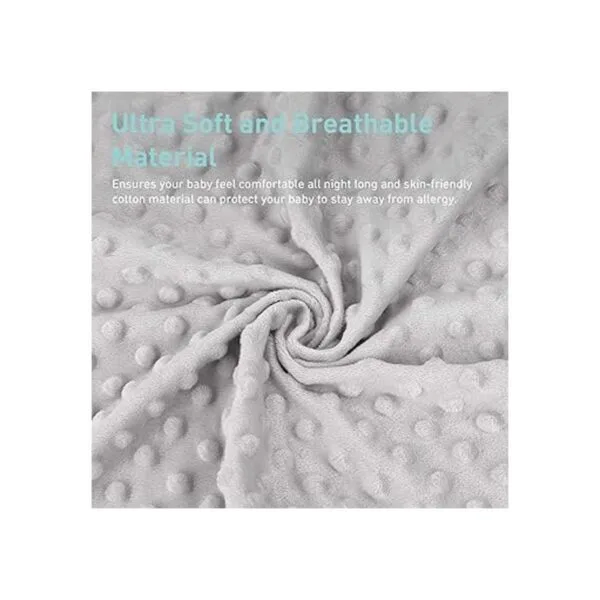 Babebay Funda de cambiador de felpa ultra suave de Minky_6