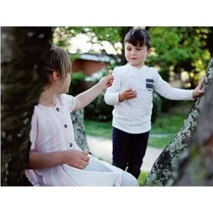 My Felt Story Muñecas de 6 clavijas de sensación madera