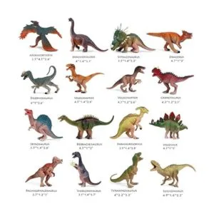 EOIVSH Paquete de 16 figuras de dinosaurio juguetes de_2