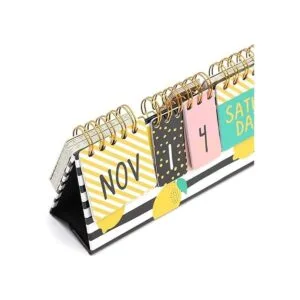 Limón Calendario de papel perpetuo con tapa de_6