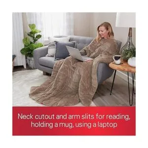 Sunbeam Manta con peso extra cálida 15 libras_2