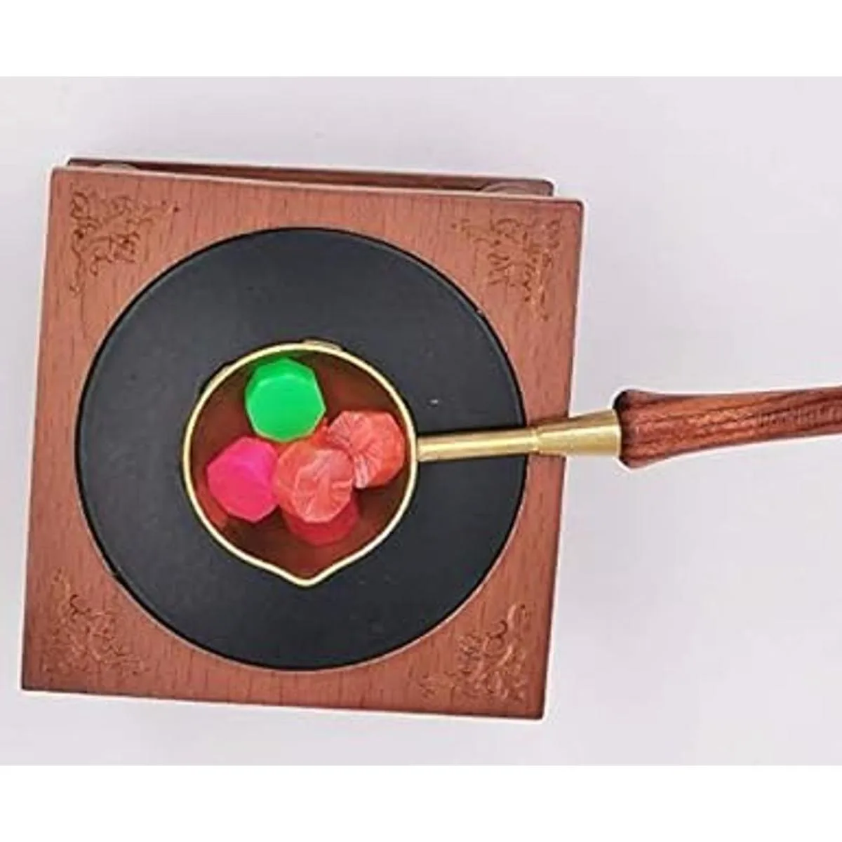 Gpeal Kit de calentador de cera para sello de sellado