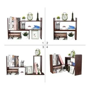 PAG Estantería de escritorio librero ajustable para_2