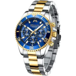 MEGALITH Relojes para hombre con acero inoxidable_1