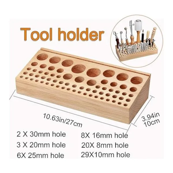 Jupean Kit de 458 piezas de cuero herramientas de trabajo_3