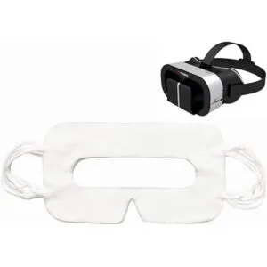 100 Pack White Disposable VR Face Covers Sanitary VR Cover_1