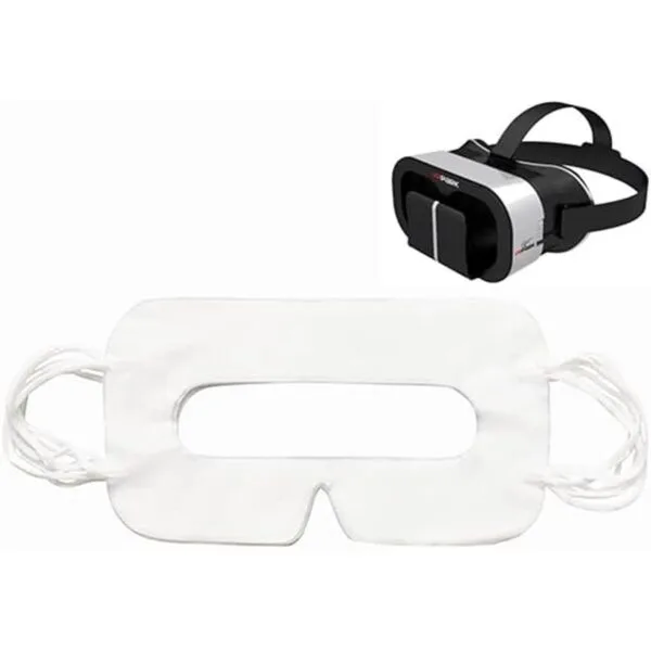 100 Pack White Disposable VR Face Covers Sanitary VR Cover_1