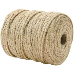 Tenn Well Cordel de yute trenzado cuerda de yute natural