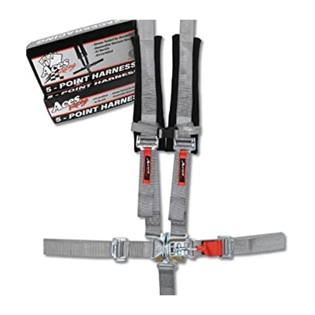 Arnés de 5 puntos con relleno de 5 pulgadas certificado_1