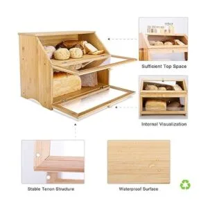 Panera para la cocina Almacenamiento de alimentos de gran_5