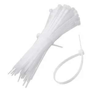 Paquete de 100 soportes adhesivos con cierre de