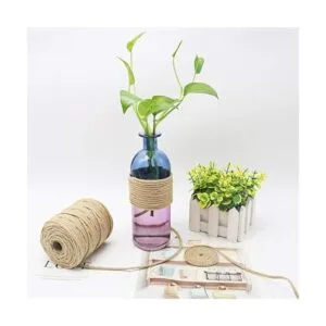 Tenn Well Cordel de yute trenzado cuerda de yute natural