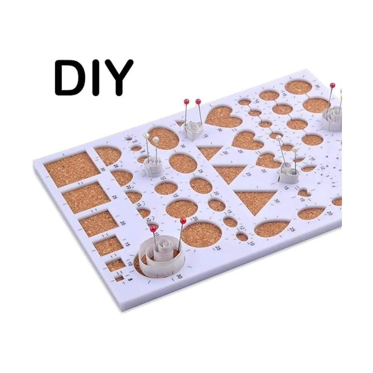 1 juego de moldes de papel para plantilla de filigrana con