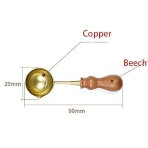 Gpeal Kit de calentador de cera para sello de sellado