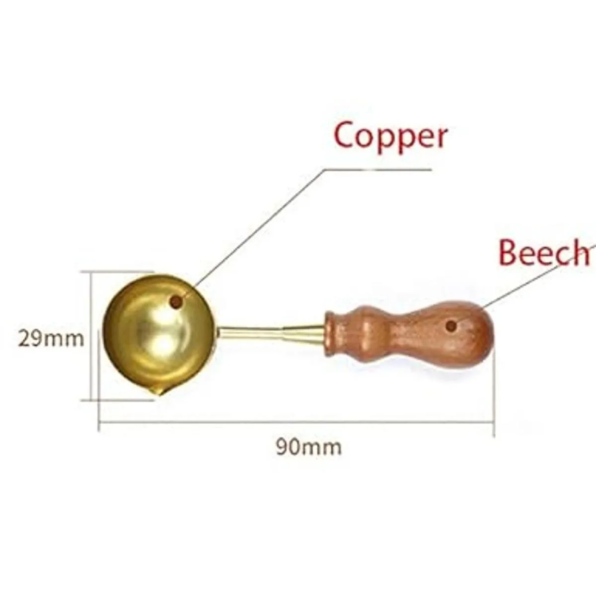 Gpeal Kit de calentador de cera para sello de sellado