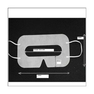 100 Pack White Disposable VR Face Covers Sanitary VR Cover_2
