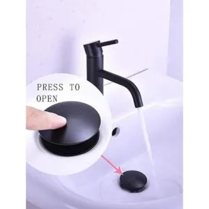 GORDEE Juego completo de topes para lavabo de baño trampa